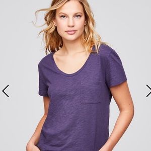 NWT LOFT Pocket Tee